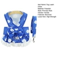 thumbnail image 7 of sunsanly Dog Leash Dress Flower Print Big Hem Sleeveless Round Neck Soft Material Decorative Breathable Spring Summer Pet Leash Dress Pet Accessories, 7 of 7