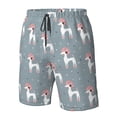 thumbnail image 5 of Naloa Cartoon Poodle Dog Men's Beach Shorts, Surfing shorts, Swim trunks, Quick Dry Swim Trunks for Surfing Beach Fun - Medium, 5 of 9