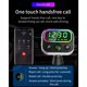 thumbnail image 4 of Kit de manos libres para radio de coche con transmisor FM Bluetooth 5.0 para coche Cargador USB QC3.0 compatible con entrada auxiliar TF, 4 of 5