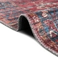 thumbnail image 6 of Rugs.com Maahru Collection Washable Rug – 8' x 10' Rust Red Low-Pile Rug Perfect For Living Rooms, Large Dining Rooms, Open Floorplans, 6 of 9