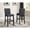 Grey, variant on Tan Fabric and Nailhead Trimmed Bar Stools, Set of 2, Wood Frame / Attractive Seating for Patio Bars