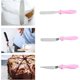 thumbnail image 4 of Juego de espátulas para glaseado, espátulas de plástico para pasteles de acero inoxidable para untar crema, decorar pasteles, pasteles para glasear, 4 of 5