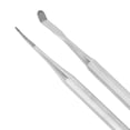 thumbnail image 3 of Rupoun Ingrown Toenail Tool Kit Professional Stainless Steel File Lifter Set Pedicure Foot Care Tools Double End 2 Pieces, 3 of 10