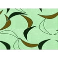 thumbnail image 1 of Ahgly Company Indoor Rectangle Patterned Green Snake Green Area Rugs, 5' x 8', 1 of 1