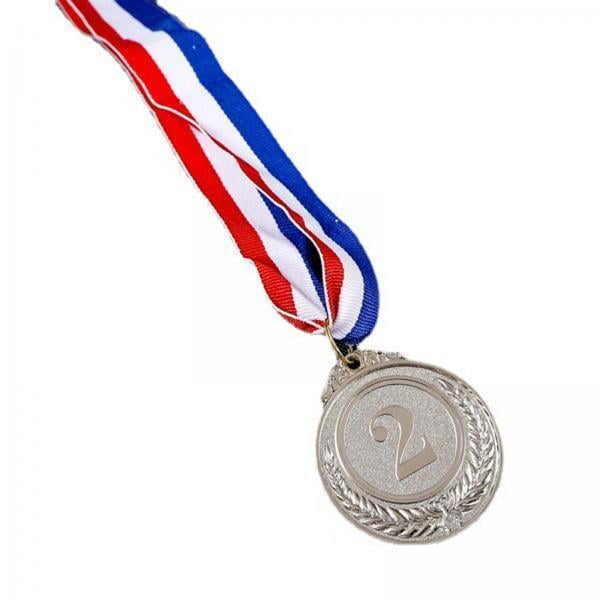 3xMedallas De Premio Medallas De De Aleación De Zinc Para Competencia Deportiva Escolar Softbol Plata