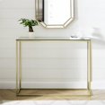 thumbnail image 5 of Lowell 42" Open Box Cadre Géométrique Canapé Table en Verre/or, 5 of 5