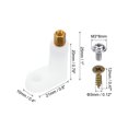 thumbnail image 2 of Unique Bargains 25mm L Type PCB Entretoise Kit, 24Pack PCB Isolé Carte Mère Standoffs Pied Matériel avec Vis, Blanc, 2 of 5