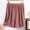 Red, variant on Women Pajama Shorts Plus Size Striped Thin Summer Loose Elastic Waist with Pockets Sleep Bottom