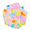 8oz, variant on Hoshimi Slimes Shooting Stars Slime - Crunchy Clear Slime Unscented 4oz