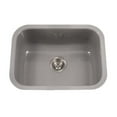 thumbnail image 1 of Houzer PCS-2500 SL Porcela Series Porcelain Enamel Steel Undermount Single Bowl Kitchen Sink- Slate, 1 of 1