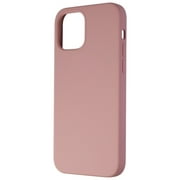 AQA Rigid Silicone Case for Apple iPhone 12 Pro / iPhone 12 Smartphones - Pink