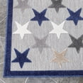 thumbnail image 4 of BNM Modern Stars Indoor Outdoor Area Rug, 5' 2" x 7' 2", Slate, 4 of 8