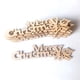 thumbnail image 3 of Adornos artesanales de madera Navidad DIY alfabeto pequeño álbum de recortes de madera decoración del hogar, 3 of 5