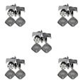 thumbnail image 1 of crativent Roulettes Pivotantes Robustes 2 Pcs pour Bagage et Valise avec Rouleau de Voyage à Roulement Fluide A78 Gris 5,3 cm 5 Ensembles, 1 of 6