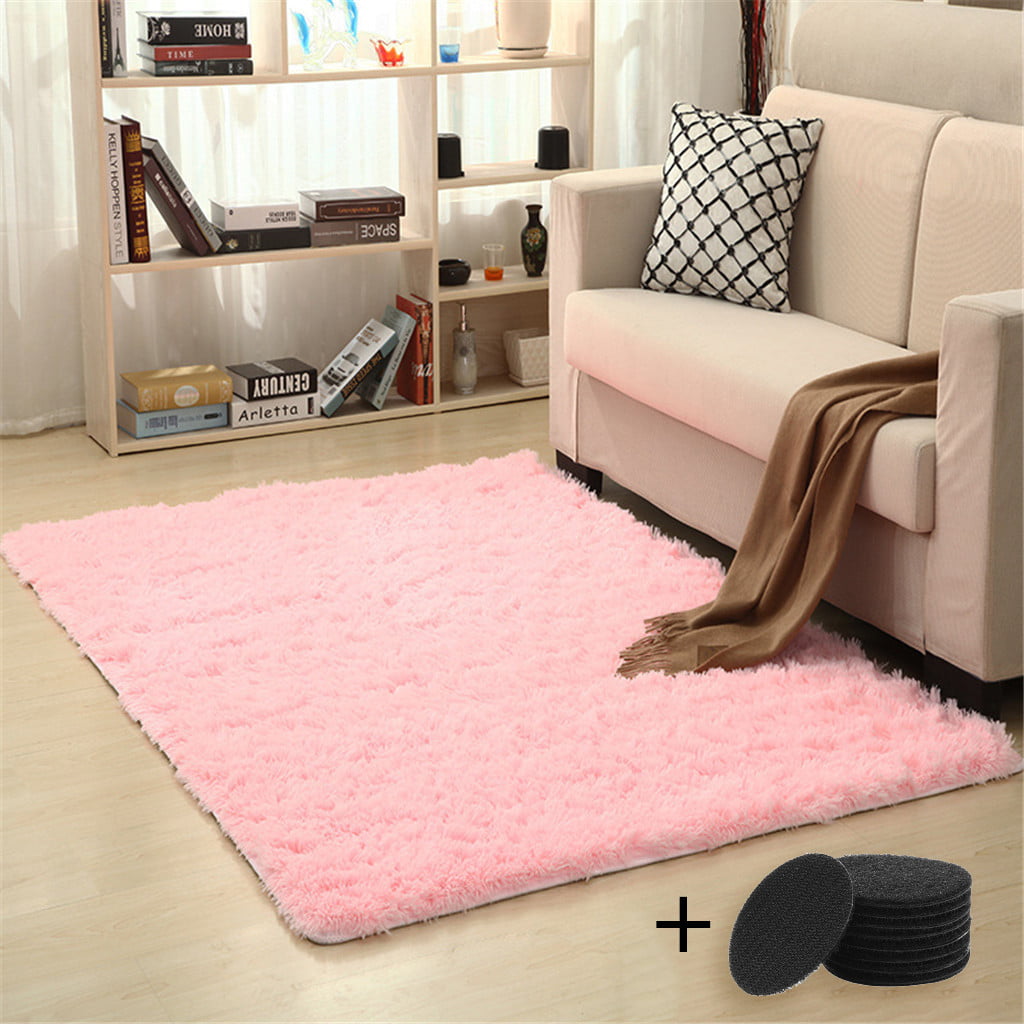 Household Blanket Super Soft Faux Fur Rug Bedroom Sofa Living Room Area Rugs US 