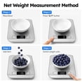 thumbnail image 5 of Smyeviva Food Scale Digital Kitchen Scale for Weight Loss Cooking Baking 22lb with LCD Display, 5 of 8