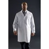 Men's Classic Length Lab Coat, White