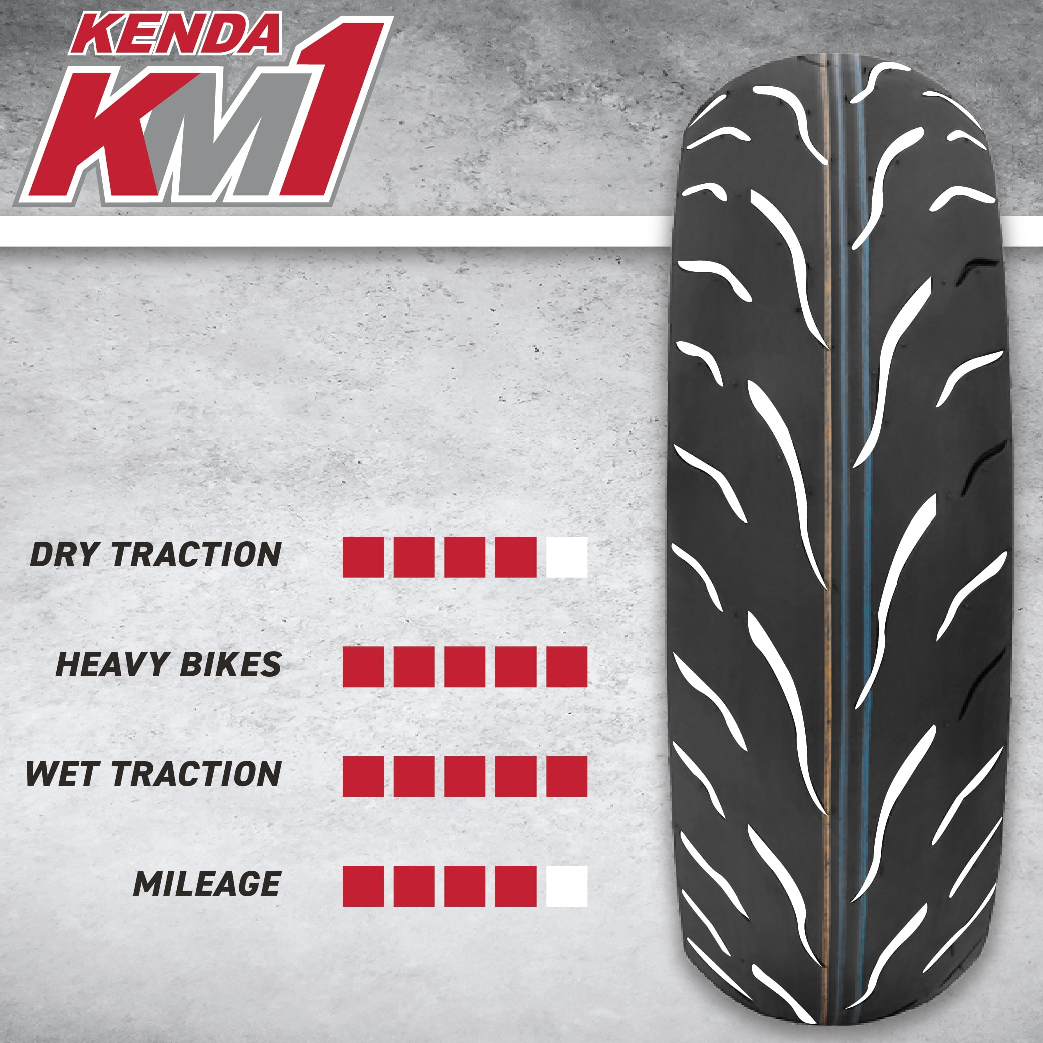 Kenda KM1 Sport Touring Rear Tire 160/60ZR17 69W TL 160/60-17 w/ Keychain