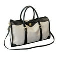 thumbnail image 1 of Bolsa de gimnasio deportiva, bolsa de lona de viaje a la moda para ejercicio, fin de semana, Fitness Negro Grande, 1 of 8