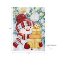 thumbnail image 3 of IH Casa Decor Christmas Led Canvas Wall Art Snowman Holding Presents 12X16, 3 of 3