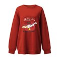 thumbnail image 5 of Qiopertar Blouse à Manches Longues Imprimée pour Femmes, Col Rond, Pull Décontracté, Offres du Jour, Liquidation à Moins de 5$, jusqu'à 90 % de Réduction, 5 of 5