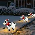 thumbnail image 5 of Vikakiooze Lighted Christmas Animals, Glittering Animals With Strip Lights For Outdoor Patio Decoration, Artificial Pre-lit Christmas Decorative Animal LED Lights, 5 of 6