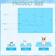 thumbnail image 3 of Dog Cooling Mat- Pet Cooling Mat Outdoor for Dogs Self Cooling Pad for Puppy Small Medium Dog Machine Washable (Large, Blue Snowflake), 3 of 5