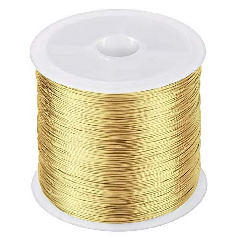 EuTengHao 6 Pack Jewelry Copper Craft Wire Jewelry Beading Wire for Bracelet Necklaces Jewelry Making Supplies (6 Colors,24 Gauge)
