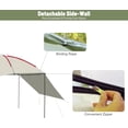 thumbnail image 2 of REDCAMP Waterproof Car Awning Sun Shelter,Portable Auto Canopy Camper Trailer Sun Shade for Outdoor, Driving,Travel,Truck,Beige, 2 of 9