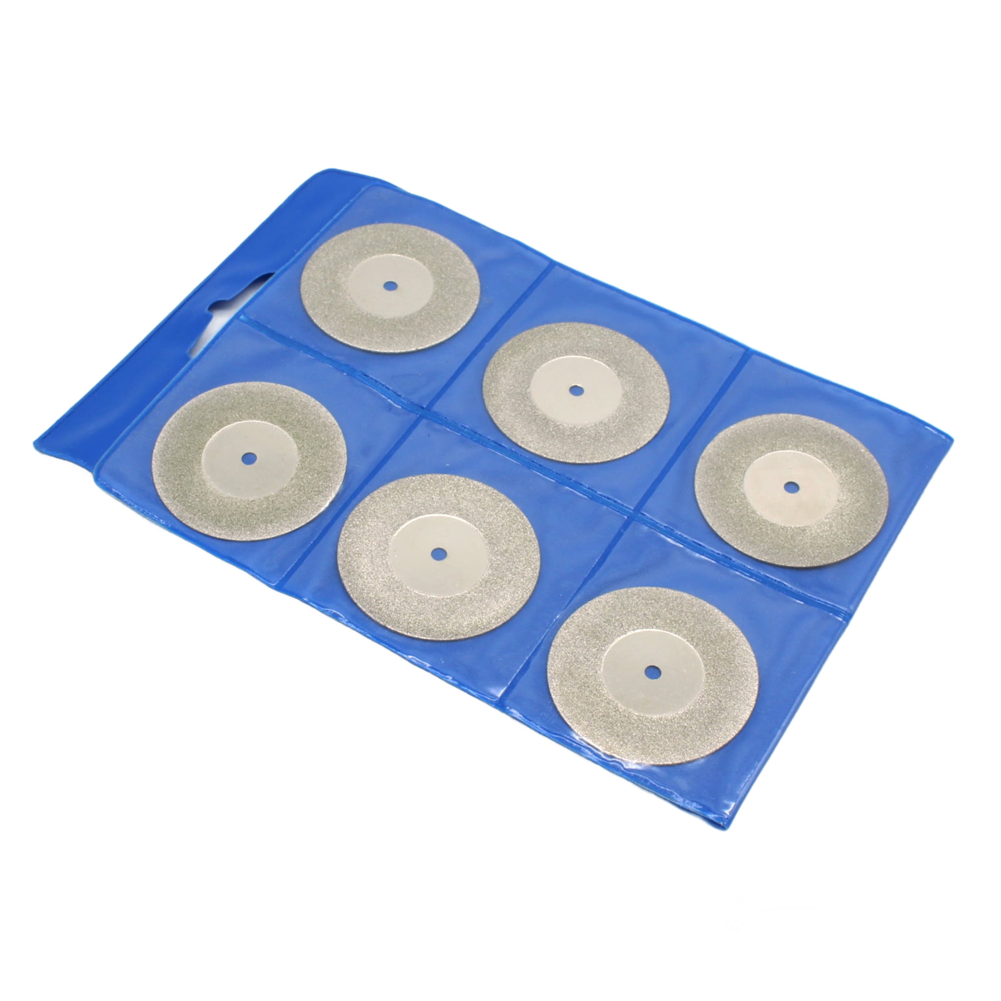 TMAX 10 pc 1.5 Inch 40mm Solid Diamond Coated Cutoff Discs Cut Off Saw Wheel with Mandrel of 1/8 Inch Shank for Dremel and Other Rotary Tools