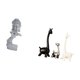 thumbnail image 5 of Estatua de jirafa de Buda Gautama, figura de meditación de cerámica, escultura coleccionable de Shakyamuni, centro de mesa, escritorio creativo modern, 5 of 8