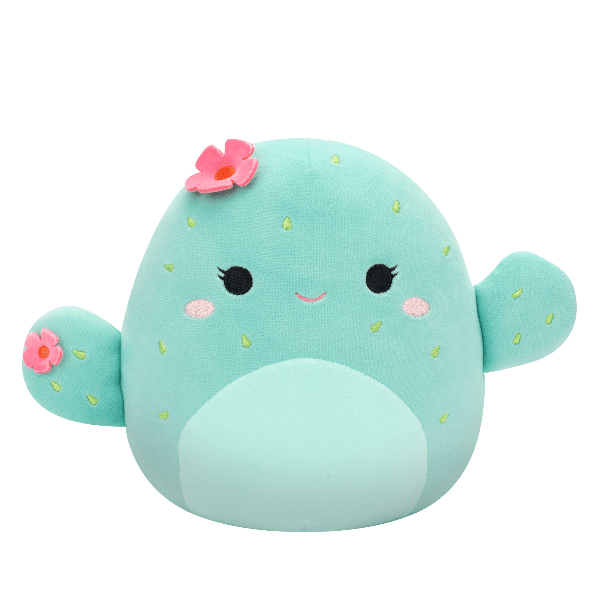 Squishmallows 7.5" Plush - Graciela the Mint Barrel Cactus with Pink Flowers