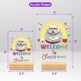 thumbnail image 5 of Welcome to Havanese Classroom Teacher Dog Mom Acrylic Plaque Sign Ashwood Base Havanese Dog Lover Gifts Idea Home Desk Decor - 02015, 5 of 5