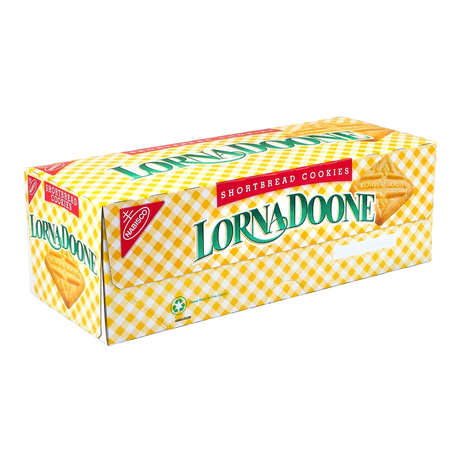 Nabisco® Lorna Doone Shortbread Cookies 1 oz Packet 120 Packets/Box, 4 Boxes/Carton