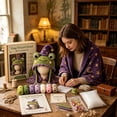 thumbnail image 7 of Luckky Fantasy Animal Earflap Hood Hat DIY Crochet Kit Complete Set for Beginner, 7 of 7