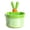 Green, variant on YuanGuangQ Kitchen Sink Filter Basket Strainer, Portable Non Dirty Hand Food Waste Catcher for Drain, Creative Mesh Colander for Vegetable Fruit Washing Home Use