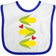 thumbnail image 3 of Inktastic Corn Lover Corn on the Cob Boys or Girls Baby Bib, 3 of 4