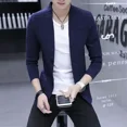 thumbnail image 5 of Suéter de punto para hombre, abrigo de color liso, ropa de hombre, cárdigan de negocios con bolsillos, chaqueta, réplica de alta calidad, nuevo en tops, 5 of 5