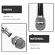 thumbnail image 2 of 2pcs llavero en forma de micrófono llavero de metal práctico llavero creativo llavero plata, 2 of 5