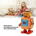 thumbnail image 4 of Juguete De Robot En Vintage, Juguete De Estaño Con Torpe Caminando, Cotizle En Un Reloj De Lata De Estaño Figura Decoración Del Hogar Juguete Retro, 4 of 7