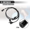 thumbnail image 4 of Rear Left or Right ABS Sensor Wheel Speed Sensor for Audi A4 1.8L 2000-2005 8E0927807B Black, 4 of 7