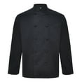 thumbnail image 6 of Toptie Unisex Classic Long Sleeve Button Chef Coat-Black Knot Button-3XL, 6 of 6