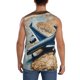 thumbnail image 4 of Fotbe Airplane World Map Adventure Men's Camiseta sin Mangas Estampada para Hombres, Playera Casual para Gimnasio, Entrenamiento, Playa-XX-Large, 4 of 7