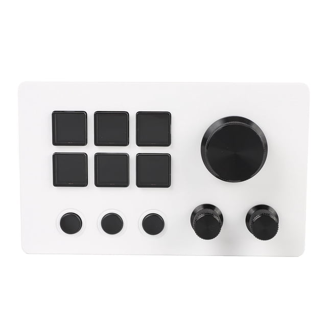 Visual Keyboard, 6 Keys LCD Custom Control Panel with Programmable Macros for OBS Twitch Streaming PC and OS X Shortcut Pad