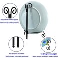 thumbnail image 4 of Plate Stand, 2 Pack 6 Inch Plate Holder for Display, Black Foldable Iron Table Easel for Picture Book Photo Frame Decorative Plate, 4 of 7