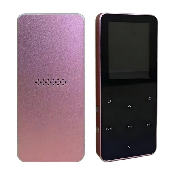 Reproductor MP4 de 128 GB con Bluetooth 5.2 Reproductor de música portátil con altavoz incorporado Disfruta de tu música digital y audiolibros en cualquier momento Incluye radio FM Grabadora reproduct