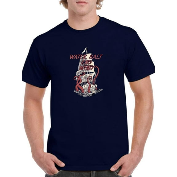 Water. Salt End Wind T-Shirt Men -Image by Shutterstock, Male XX-Large