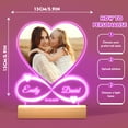 thumbnail image 6 of Gresahom Custom Mom Gifts LED Night Light Picture Frame, Personalized Acrylic Plaque with Photo, Mothers Day Birthday Gift for Mom From Daughter Son Kids, Sentimental Gift for Mum Mommy, 6 of 8