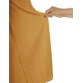 thumbnail image 3 of Made by Johnny Women's Pleated Wide Leg Pants with Elastic Waist Band S DESERT, 3 of 6