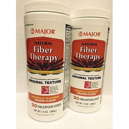 Major Natural Fiber Therapy Orange Powder, 13 Oz.